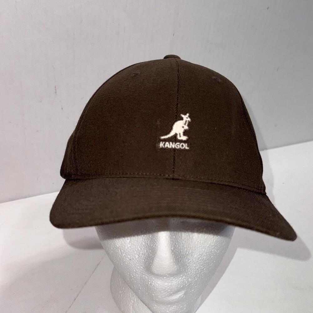 Kangol Gorpcore Brown Baseball Cap Outdoor‎ Wool Flex Army Flexfit Hat L/XL